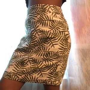 Ann Taylor Palm Skirt
